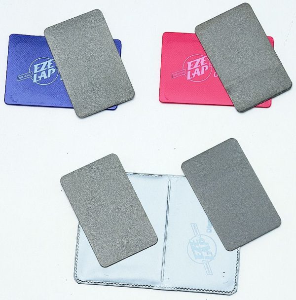 Eze-Lap Diamond Wallet Sharpener - Fine Grit Single Sided