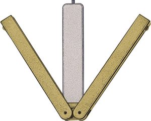 EZL520.jpg Eze-Lap Eze-Fold Diamond Sharpener Fine Coarse Gold Handles