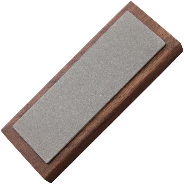 Eze-Lap Diamond Sharpener Medium Grit 6x2 Stone Wood Base