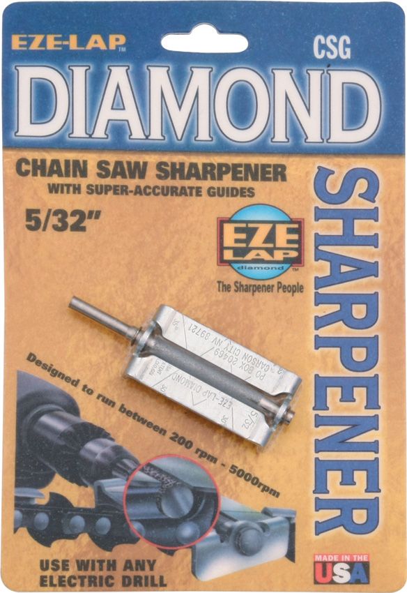 Eze-Lap Diamond Chainsaw Sharpener 5/32 inch