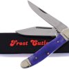 Frost Cutlery Folding Hunter Purple Bone - 3.75in