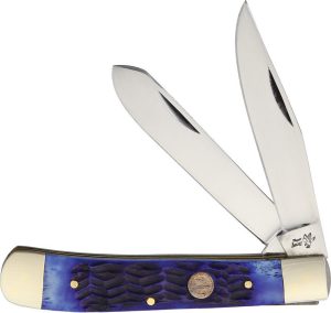 Frost Cutlery Big Game Trapper Blue Bone - 4.13in