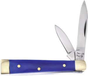 F14974BLSB.jpg Frost Cutlery Baby Doc Blue Bone Smooth Knife