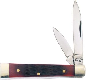 Frost Cutlery Baby Doc Red Jig Bone Knife