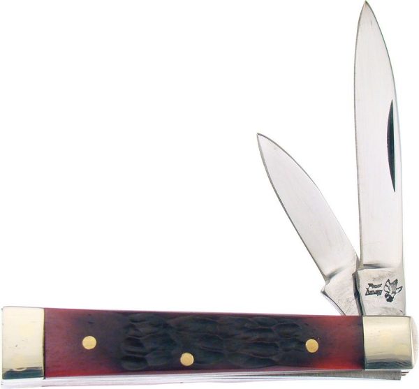 Frost Cutlery Baby Doc Red Jig Bone Knife