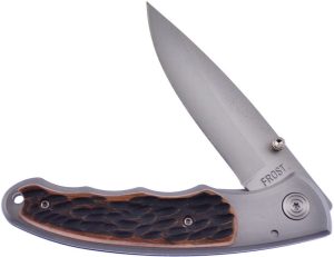 Frost Cutlery Cherokee Warrior Jigged Wood