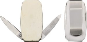 Frost Cutlery Money Clip Folder Bone - Multi-Tool