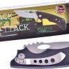 Frost Cutlery Tac Linerlock A/O Drop Point - Black