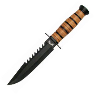 Frost Cutlery Combat Survival Fixed Blade - Black