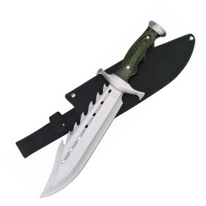 Frost Cutlery Ultimate Warrior Bowie 9.5" Satin Fixed Blade Knife