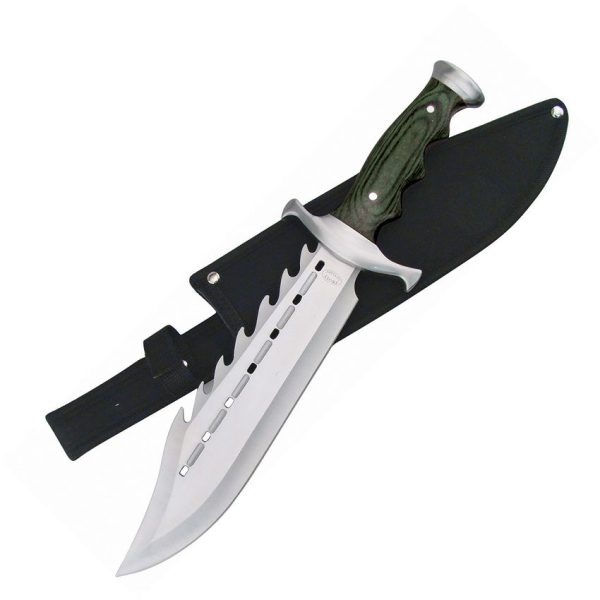 Frost Cutlery Ultimate Warrior Bowie 9.5" Satin Fixed Blade Knife
