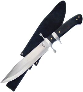 Frost Cutlery Bowie Black Pakkawood Fixed Blade Knife
