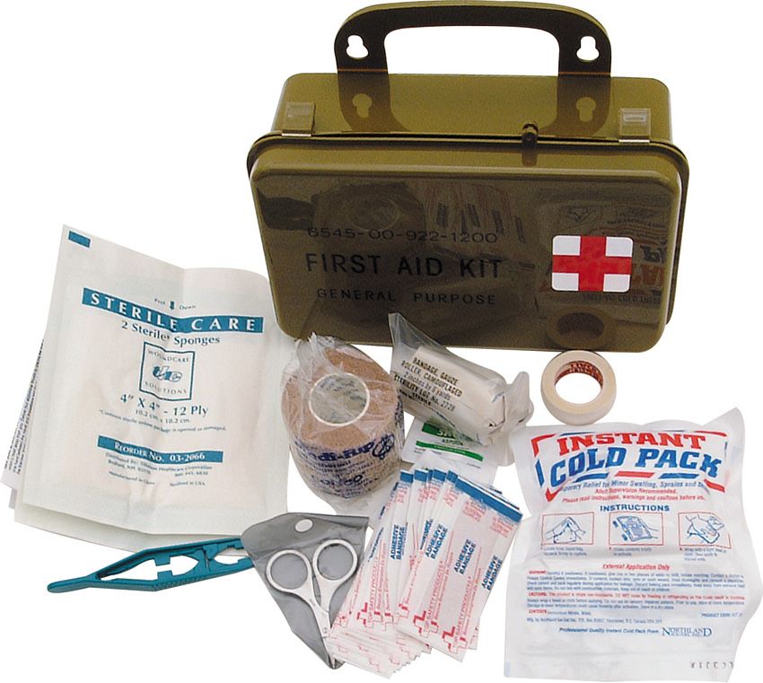 Elite First Aid General Purpose First Aid Kit, 7.5" x 4.75"