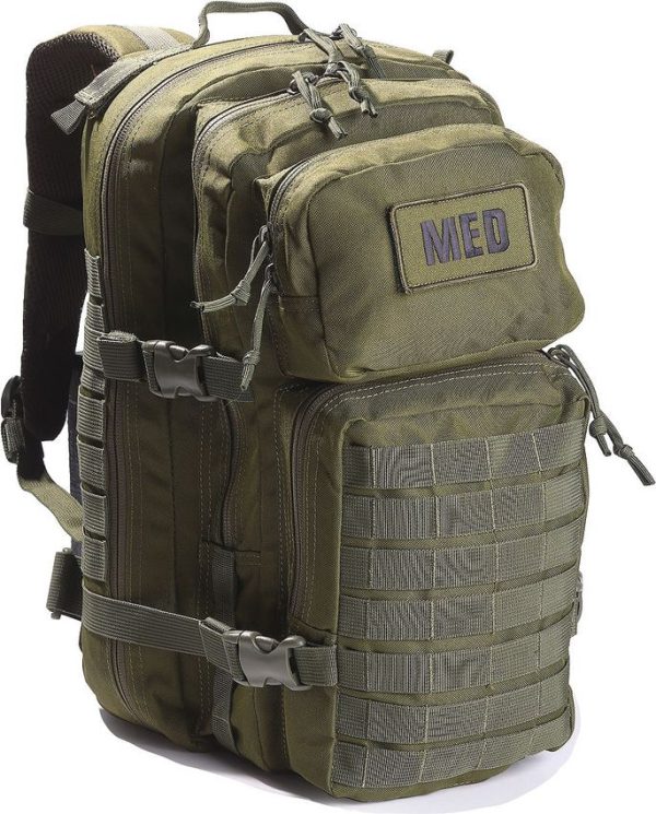 Elite First Aid Tactical Trauma Kit OD Green Backpack First Aid