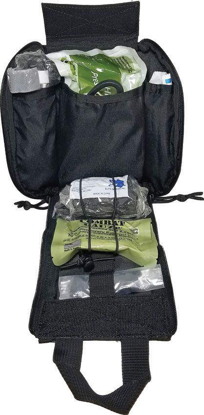 Elite First Aid Patrol Trauma Kit Level 1 Black EDC