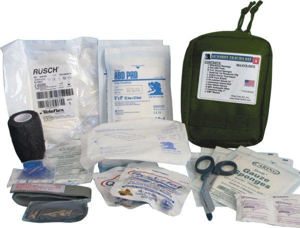 Elite First Aid Gunshot Trauma Kit OD Green