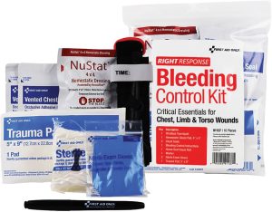 First Aid Only Bleeding Control Kit Chest Torso Limb Trauma