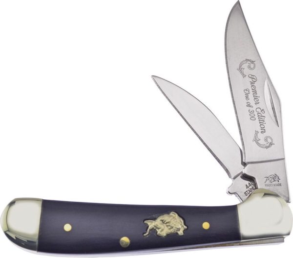 Frost Cutlery Locking Copperhead Buffalo Horn Bulldog