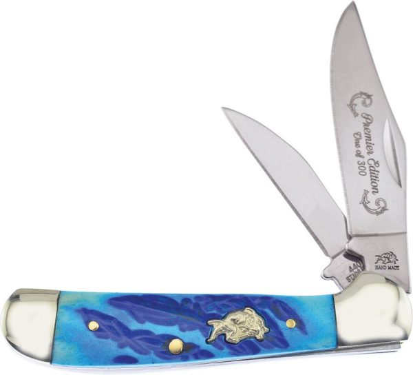 Frost Cutlery Locking Copperhead Blue Bone Bulldog