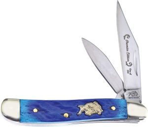 Frost Cutlery Peanut Blue Jigged Bone Folder