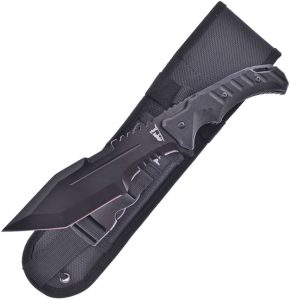 Frost Cutlery Black Hills Bowie - Black G10 Large