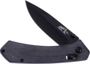 Frost Cutlery Black Valley Crossbar Lock - Black G10