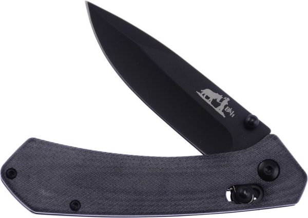 Frost Cutlery Black Valley Crossbar Lock - Black G10