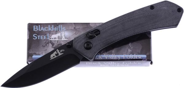 Frost Cutlery Black Valley Crossbar Lock - Black G10