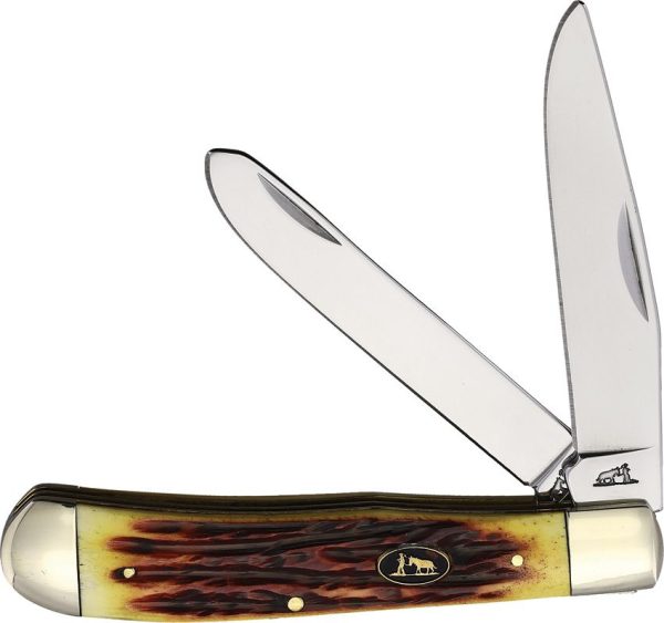 FBKH108WABS.jpg Frost Cutlery Black Hills Blue Tick Trapper Winter Folding Knife 4.25"