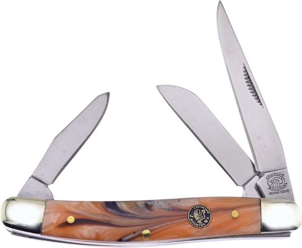 Frost Cutlery Stockman Gold Resin - 3 Blade