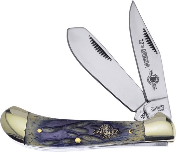 Frost Cutlery Saddlehorn 20th Anniversary Bone