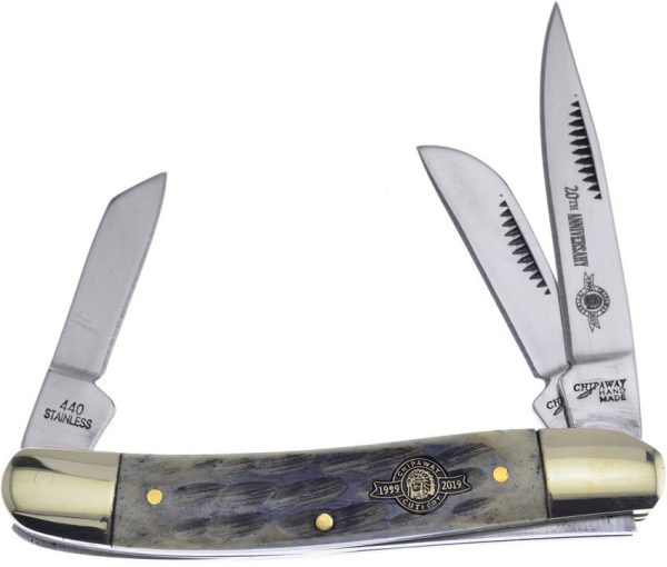Frost Cutlery Stockman Gray 20th Anniversary Bone