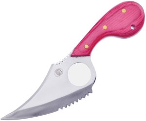 FCW141RPW.jpg Frost Cutlery Snook Fixed Blade Red Pakkawood