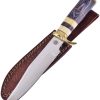 Frost Cutlery Soaring Eagle Fixed Blade Bowie 7" Black Pakkawood