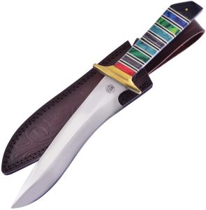 FCW4971SPW.jpg Frost Cutlery Hunter Fixed Blade 7" Satin Stainless Steel