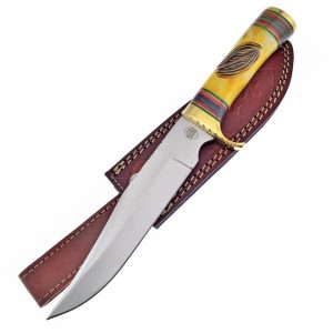 Frost Cutlery Young Deer Bowie Yellow Bone Blade