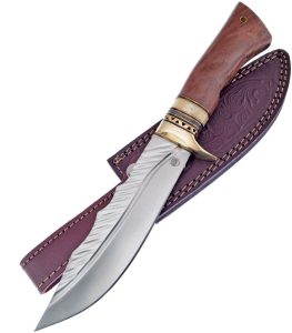 Frost Cutlery Sky Dancer Bowie Walnut Handle Knife