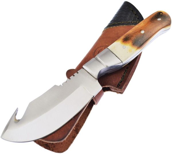 Frost Cutlery Chipaway Guthook Skinner - Torched Bone