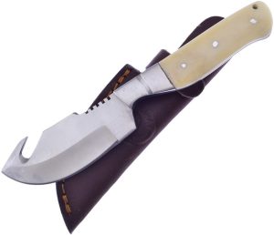 FCW982WSB.jpg Frost Cutlery Guthook Skinner - White Smooth Bone