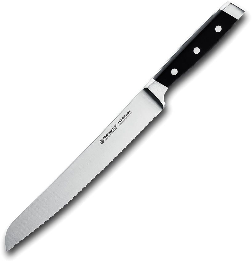 FELIX 8.5in Bread Knife with Serrated X50CrMoV15 Blade