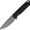 Ferrum Forge Lackey Fixed Blade - Black G10 9Cr18MoV
