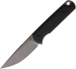 Ferrum Forge Lackey Fixed Blade - Black G10 9Cr18MoV