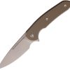 Ferrum Forge Stinger Linerlock Tan G10 Folding Knife