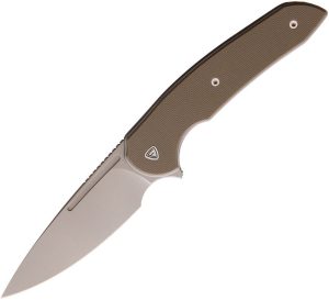 Ferrum Forge Stinger Linerlock Tan G10 Folding Knife