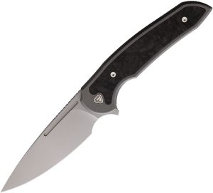 Ferrum Forge Stinger Framelock Folding Knife Titanium Carbon Fiber