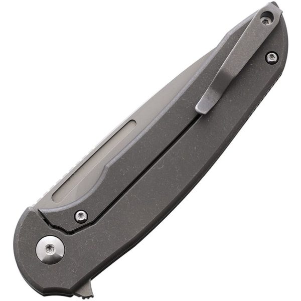 Ferrum Forge Stinger Framelock Folding Knife Titanium Nitro V