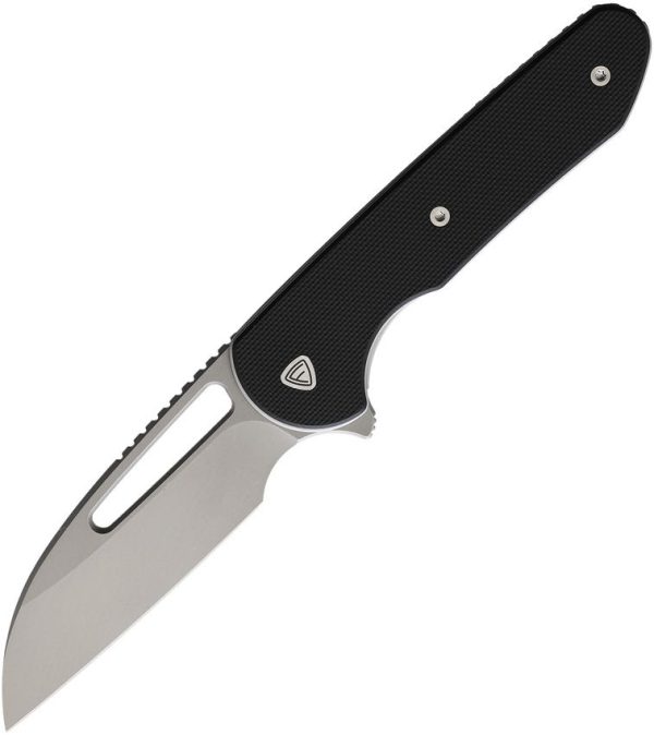 Ferrum Forge Prolix Linerlock Black Folding Knife Nitro V Steel