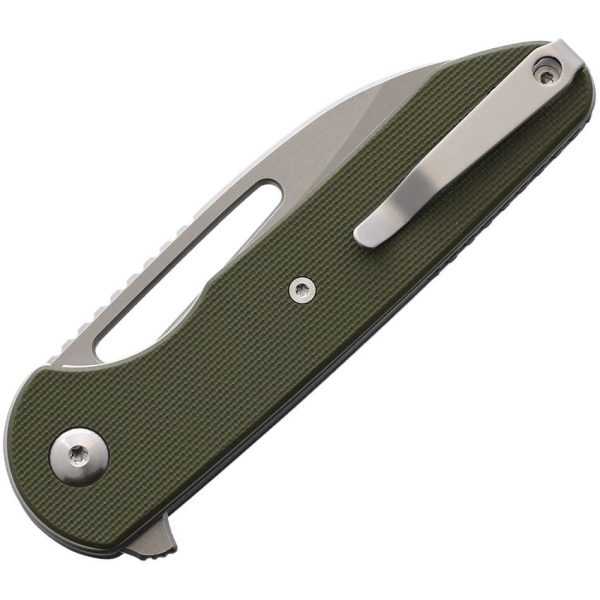 Ferrum Forge Prolix Linerlock Green G10 EDC Knife