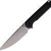 Ferrum Forge Lackey XL Fixed Blade 9Cr18MoV Black