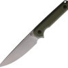 Ferrum Forge Lackey XL Fixed Blade 9Cr18MoV OD Green